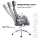 Кресло руководителя Flight R EX-541, хром, ткань TW, сетка, черное/серое. Фото товара с разных ракурсов.