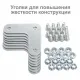 Стеллаж металлический  "ГРАФИТ MS KD-180/40-5", лофт, 1800х1000х400 мм, 5 полок, 291269, S240BR144593. Фото товара с разных ракурсов.