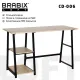 Стол на металлокаркасе BRABIX LOFT CD-006,1200х500х730 мм,, 2 полки, цвет дуб натуральный, 641226 главное фото в маленьком размере