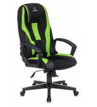 Кресло игровое Zombie 9 черный/салатовый искусст.кожа/ткань крестовина пластик