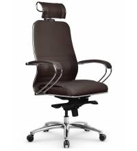 Кресло Samurai KL-2.04 темно-коричневая кожа